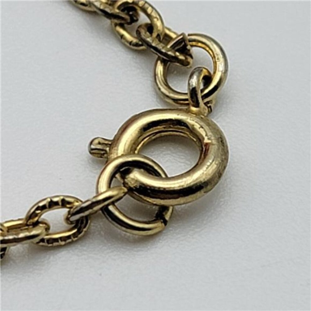 Vintage FM Athena Greek Coin Medallion Necklace Gold Tone Museum Replica 24" - Picture 6 of 8